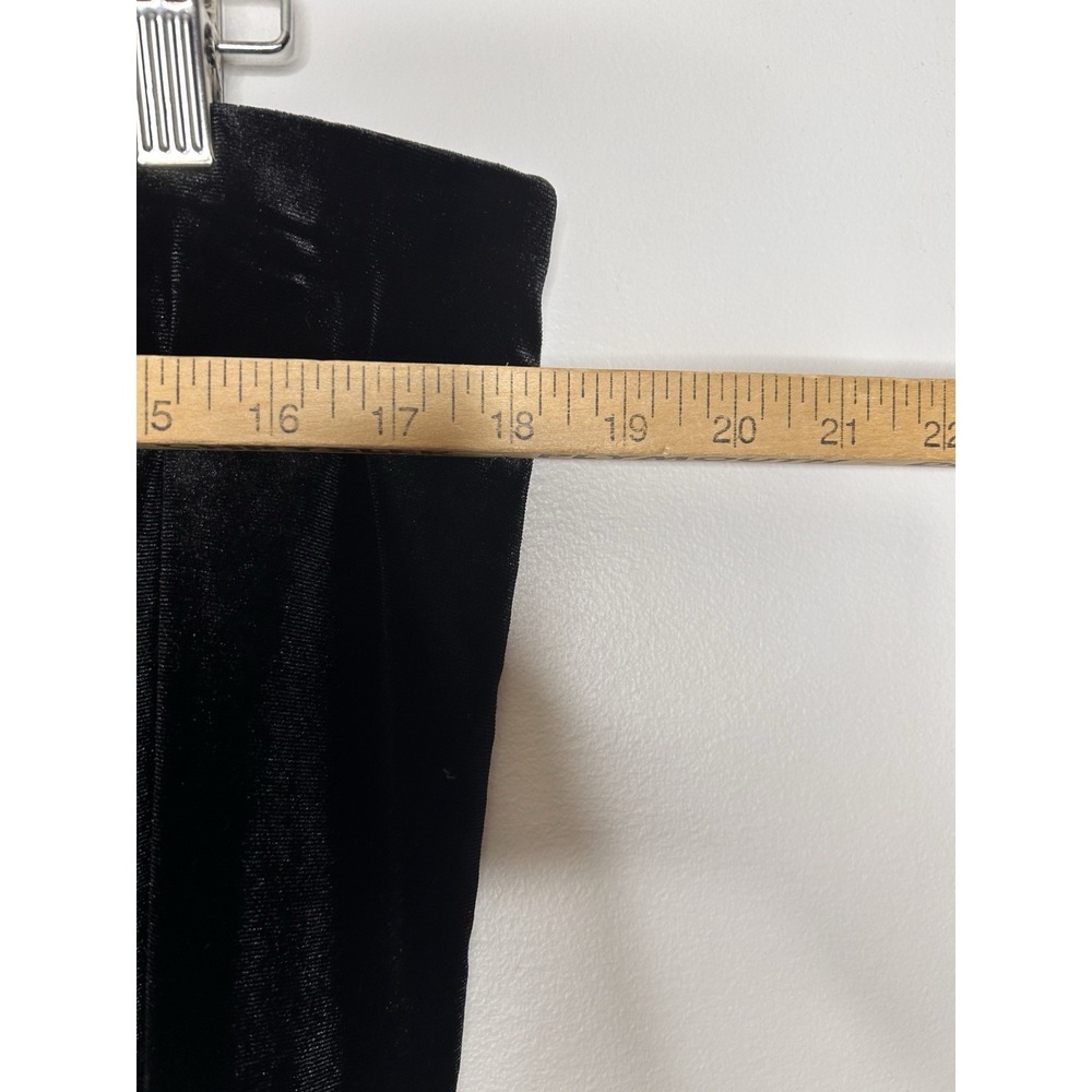 LC Lauren Conrad Runway Black Velvet Women's Pants Skinny Size XL New NWT - Picture 6 of 10